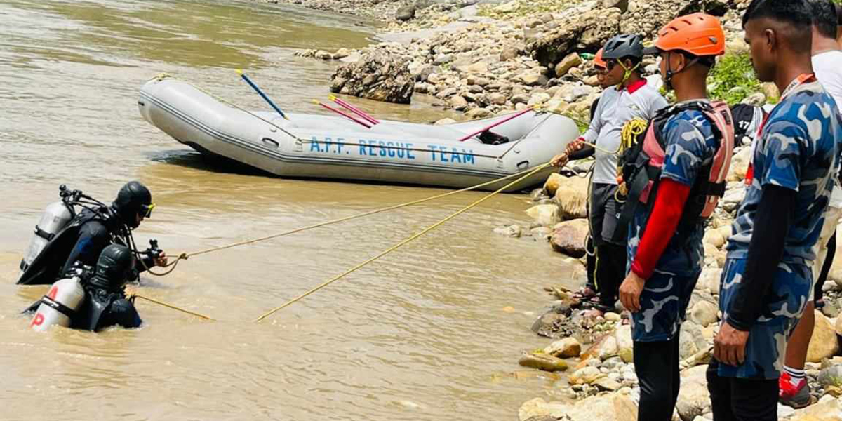 त्रिशूलीमा पौडी खेल्ने क्रममा बालिका बेपत्ता