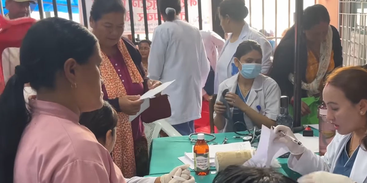 तनहुँमा मुटुरोग परीक्षण शिविरबाट सात सय बढी लाभान्वित