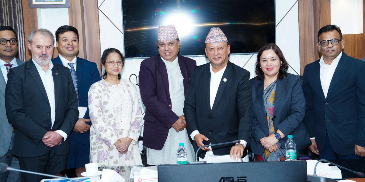 ऊर्जामन्त्री खड्का र एसियाली विकास बैँकका उपाध्यक्षबीच भेट