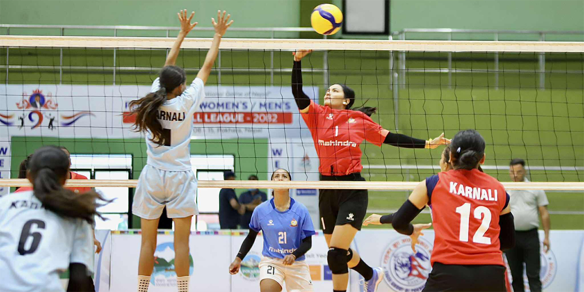 पोखरामा पहिलोपटक एनभीए लिग, पहिलो दिन पुरुषतर्फ ४ र महिलातर्फ २ खेल