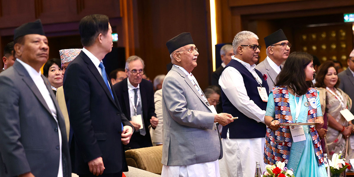 प्रधानमन्त्री ओलीले गरे सगरमाथा संवादको उद्घाटन, जलवायु संकटबारे उच्चस्तरीय बहस