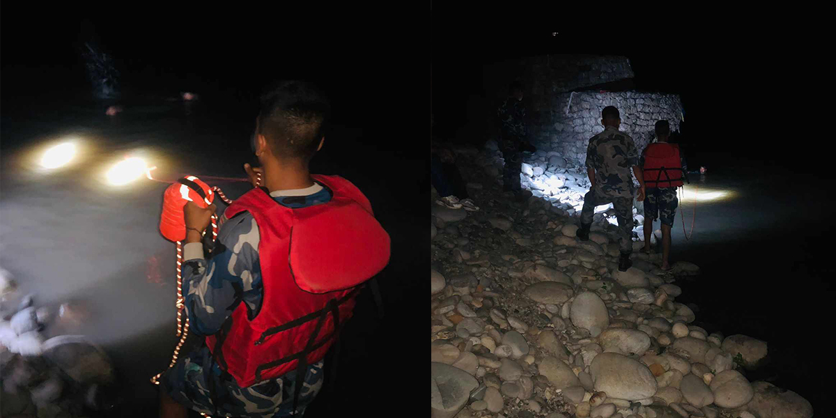 त्रिशूलीमा डुबेर दुई बालिका बेपत्ता