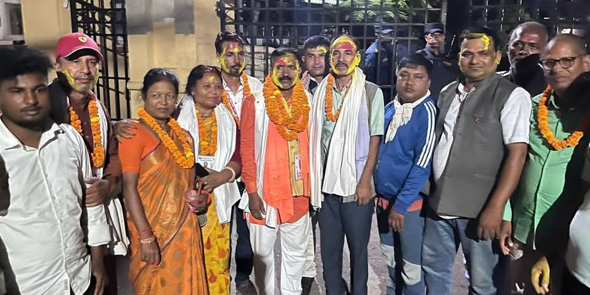 एमाले धनुषामा भोला यादव नेतृत्वको समुह विजयी
