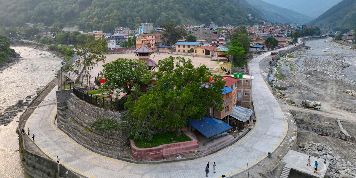 लक्ष्यअघि नै पूरा भयो बेनी चक्रपथ स्तरोन्नति