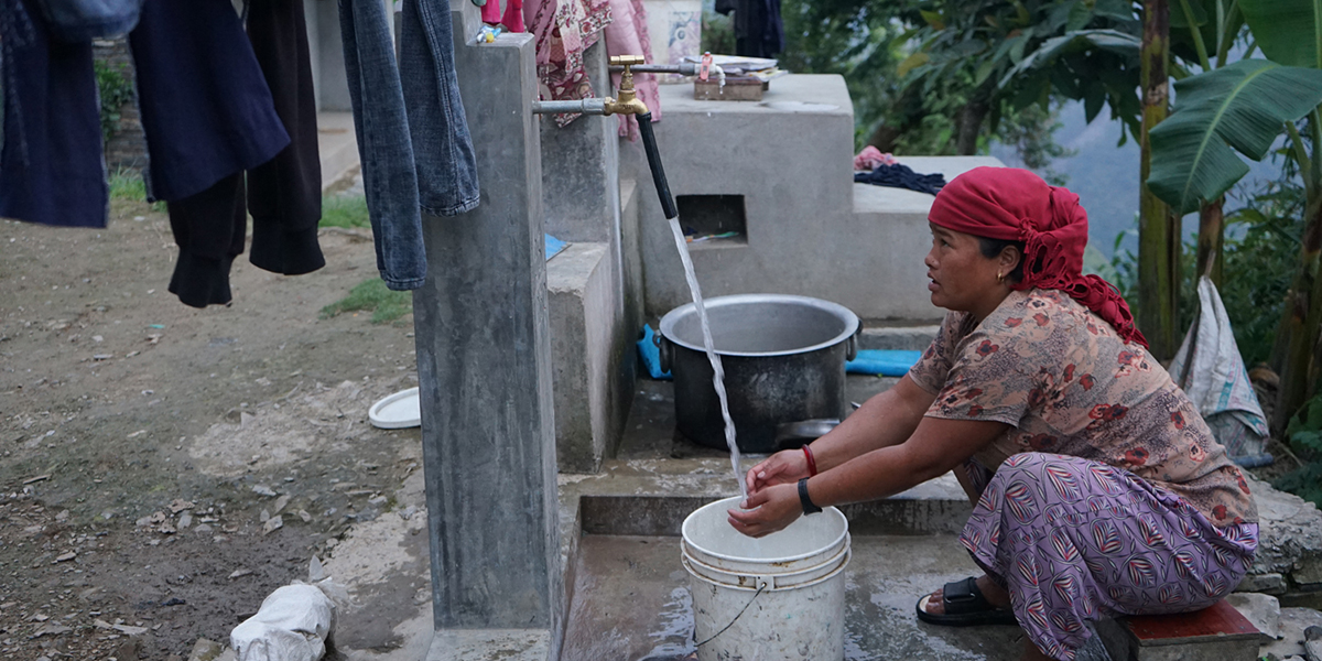 डाडागाउँमा ‘एक घर, एक धारा’