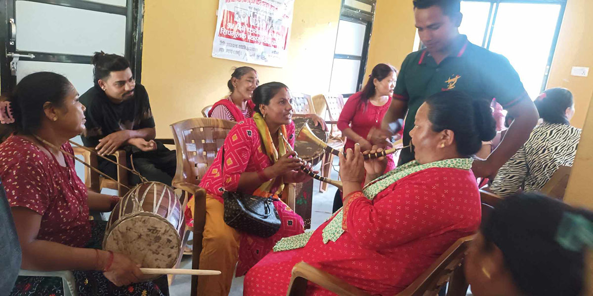संस्कृति संरक्षण गर्न पञ्चेबाजा तालिम