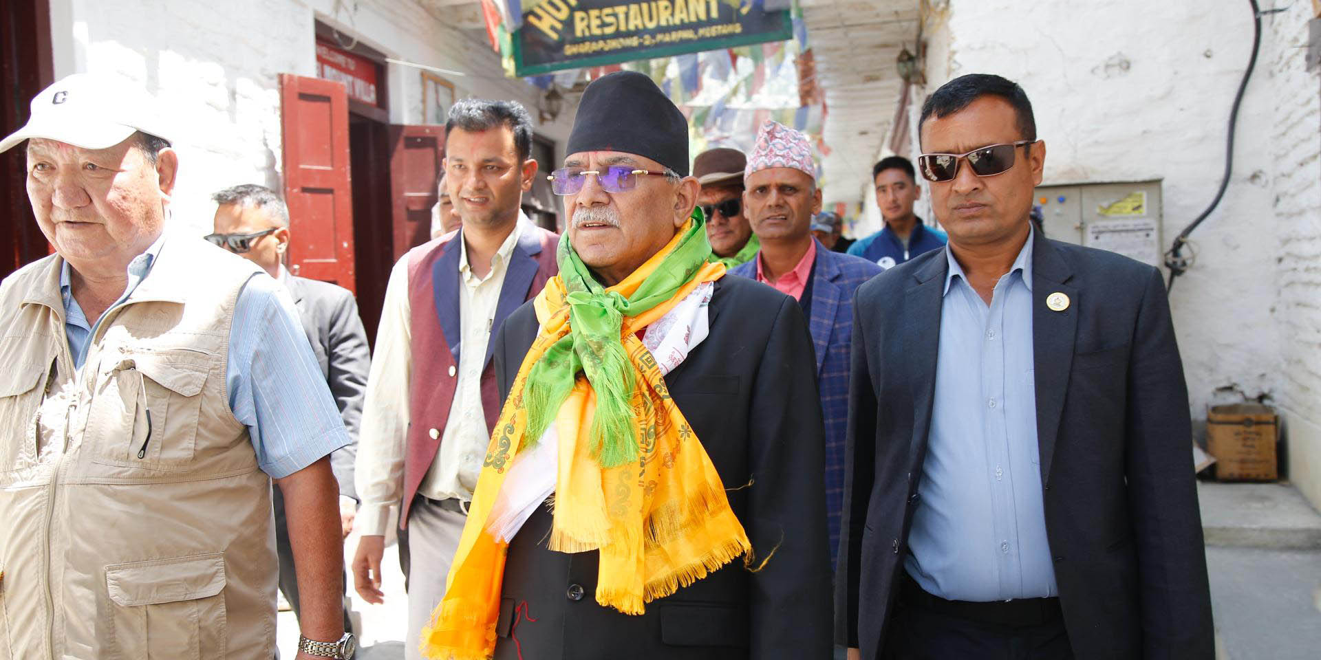 कोरला नाकामा पूर्वाधार निर्माण गर्ने नेपाल-चीन सहमति कार्यान्वन हुँदै जानेछ : प्रचण्ड