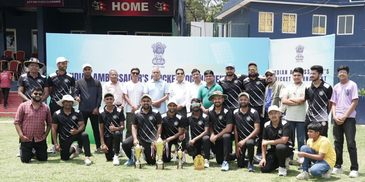 यू-१९ नेपाली क्रिकेटरलाई किट हस्तान्तरण तथा कोचिङ फेलोशिपको घोषणा