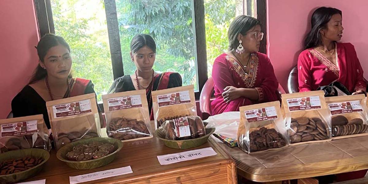 कक्षा १२ को परीक्षा दिएर बसेकालाई कोदोको परिकार उत्पादन र प्याकेजिङ तालिम