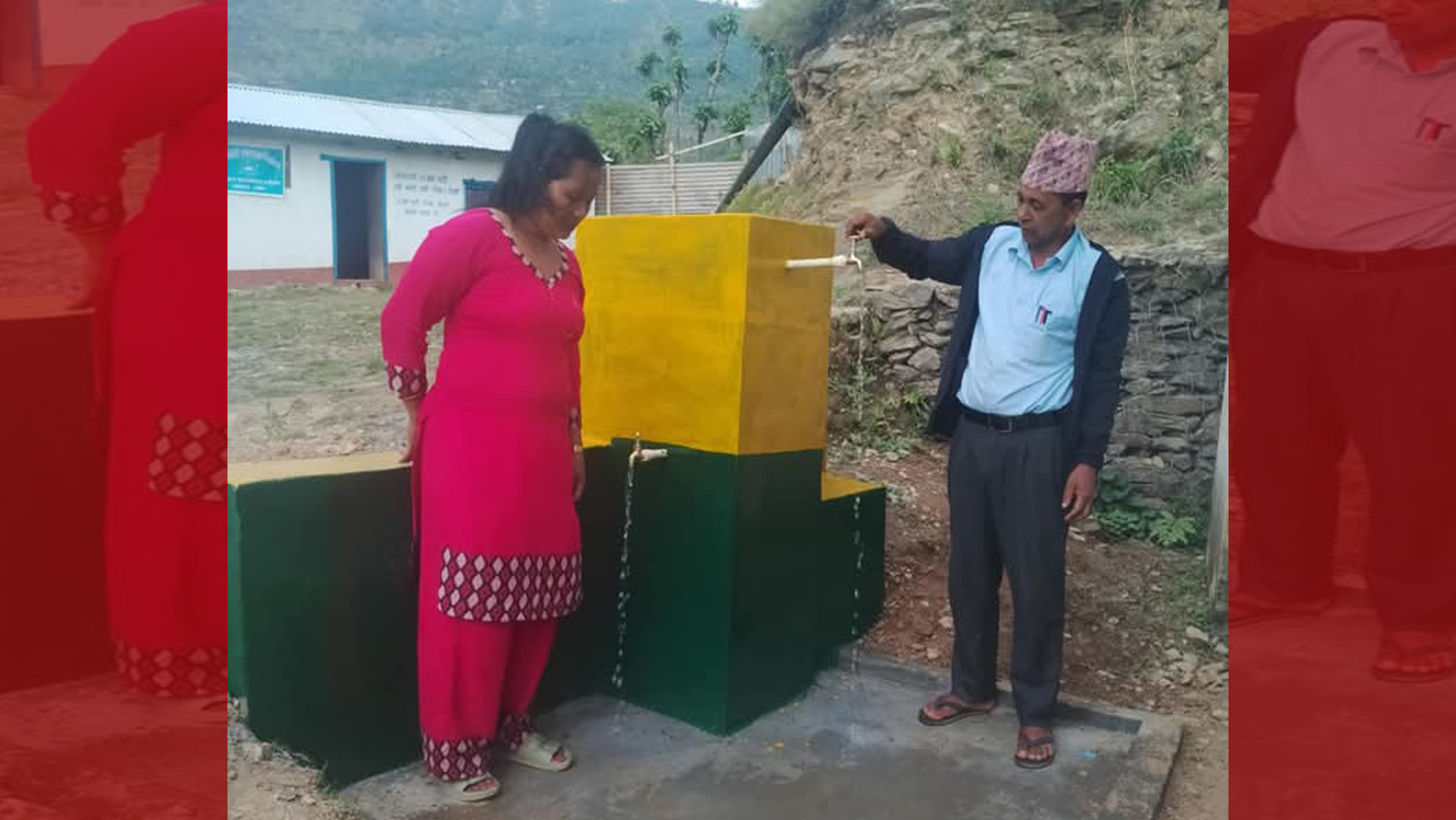 खानेपानीको अभाव हट्यो, सुकाजोरको विद्यालय र गाउँमा हर्षोल्लास
