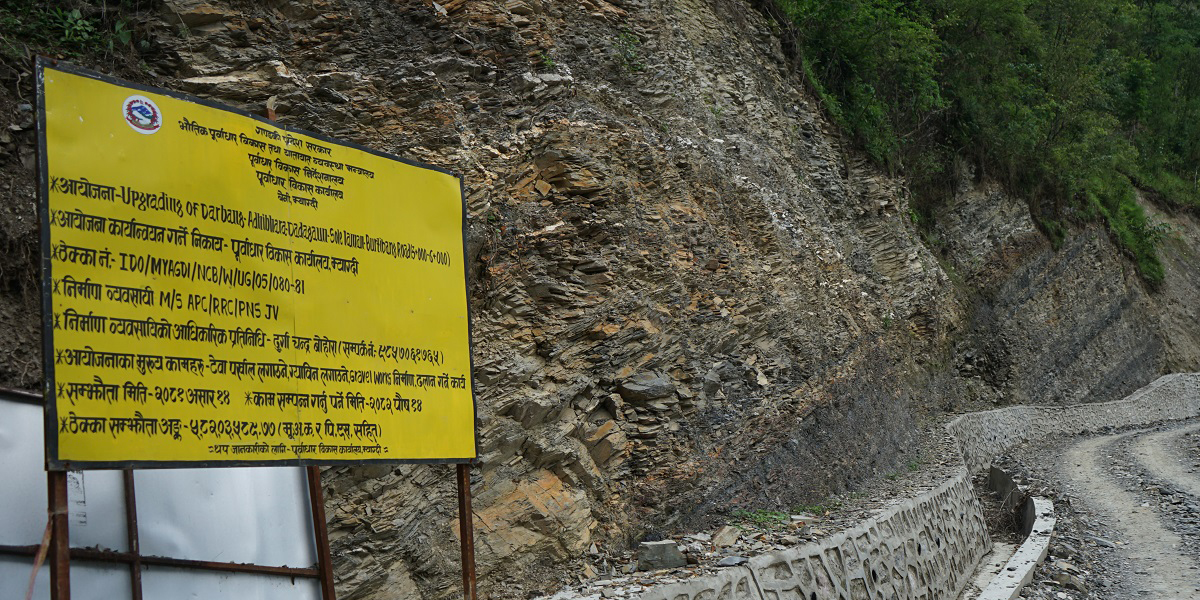 बजेट अभावले रोकिए बहुवर्षीय सडक योजना
