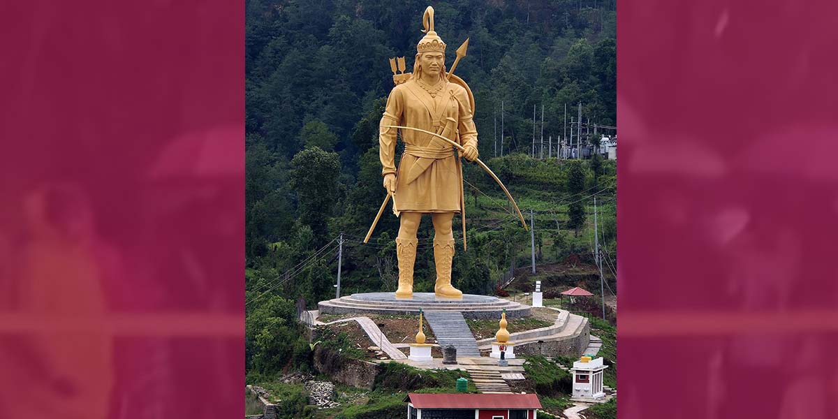 बुइपामा ११० फिट अग्लो यलम्बरको प्रतिमासहित पार्क निर्माण