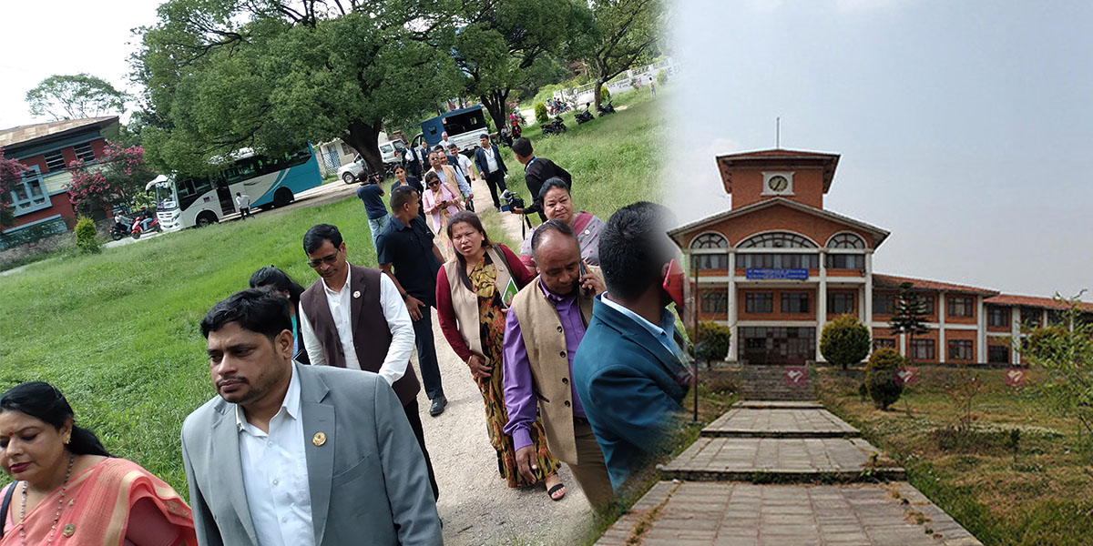 संसदीय समितिको अनुगमन-  त्रिवि छात्राबासमा दुर्गन्ध, धमिलो पानी र हप्कीदप्की