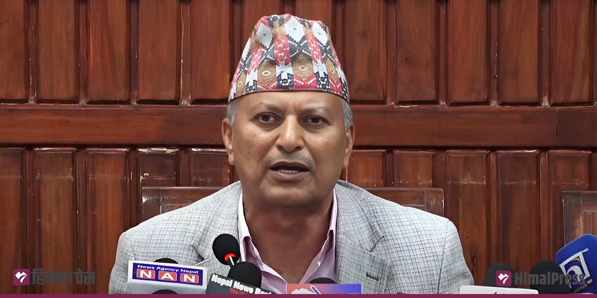 घुस लेनदेनको अडियो मेरो होइन : भूमि व्यवस्थामन्त्री अधिकारी