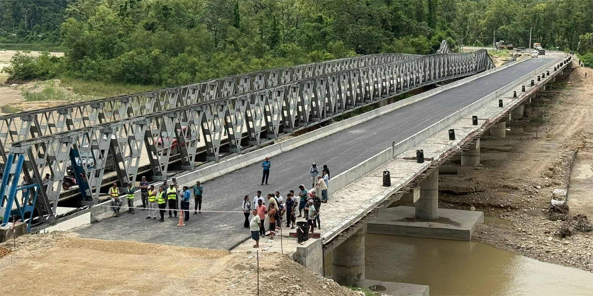पूर्वपश्चिम राजमार्गको विनयी खोलाको बन्यो नयाँ  पक्की पुल, आजदेखि  सञ्चालन