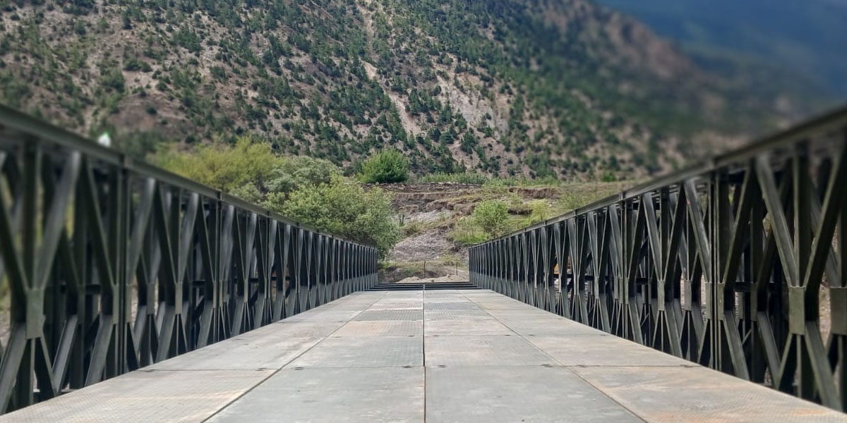 कालीगण्डकी नदीमा बेलिब्रिज जडान