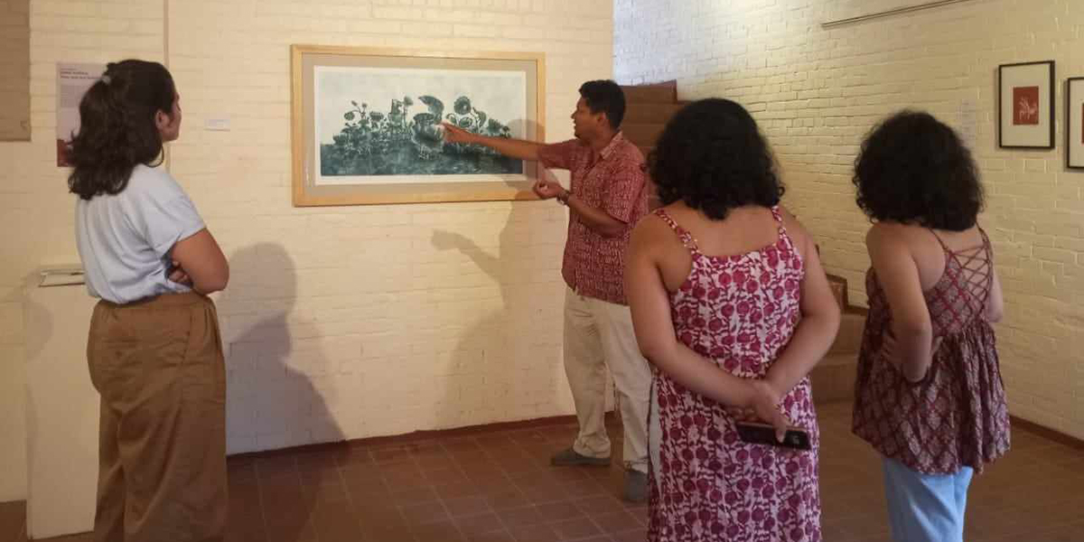तारागाउँ सङ्ग्रहालयमा मनुको एकल कला प्रदर्शनी