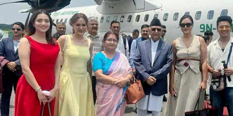 ‘मिस युनिभर्स नेपाल २०२५’ लाई  प्रधानमन्त्री ओलीकाे शुभकामना