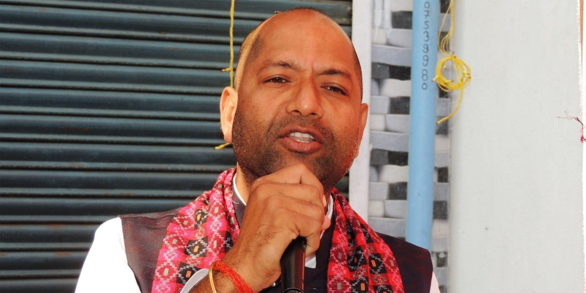 लुम्बिनीमा युवा तथा खेलकुदमन्त्री पाण्डेले लिए सपथ