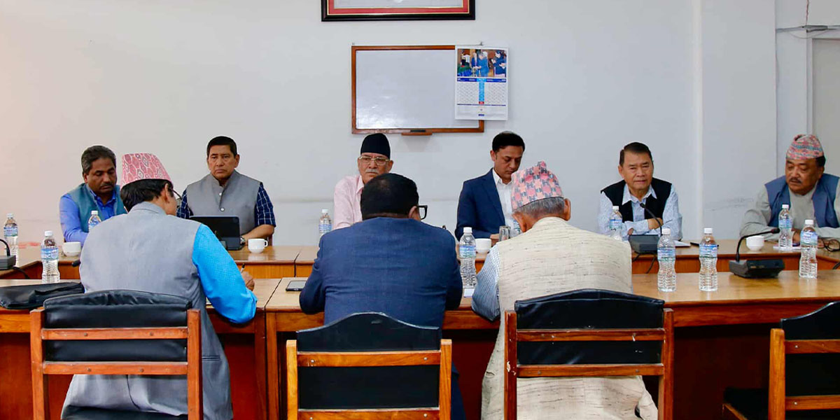 उपसभामुख हटाउने सत्तापक्षीय प्रयासविरुद्ध विपक्षी दलको बैठक