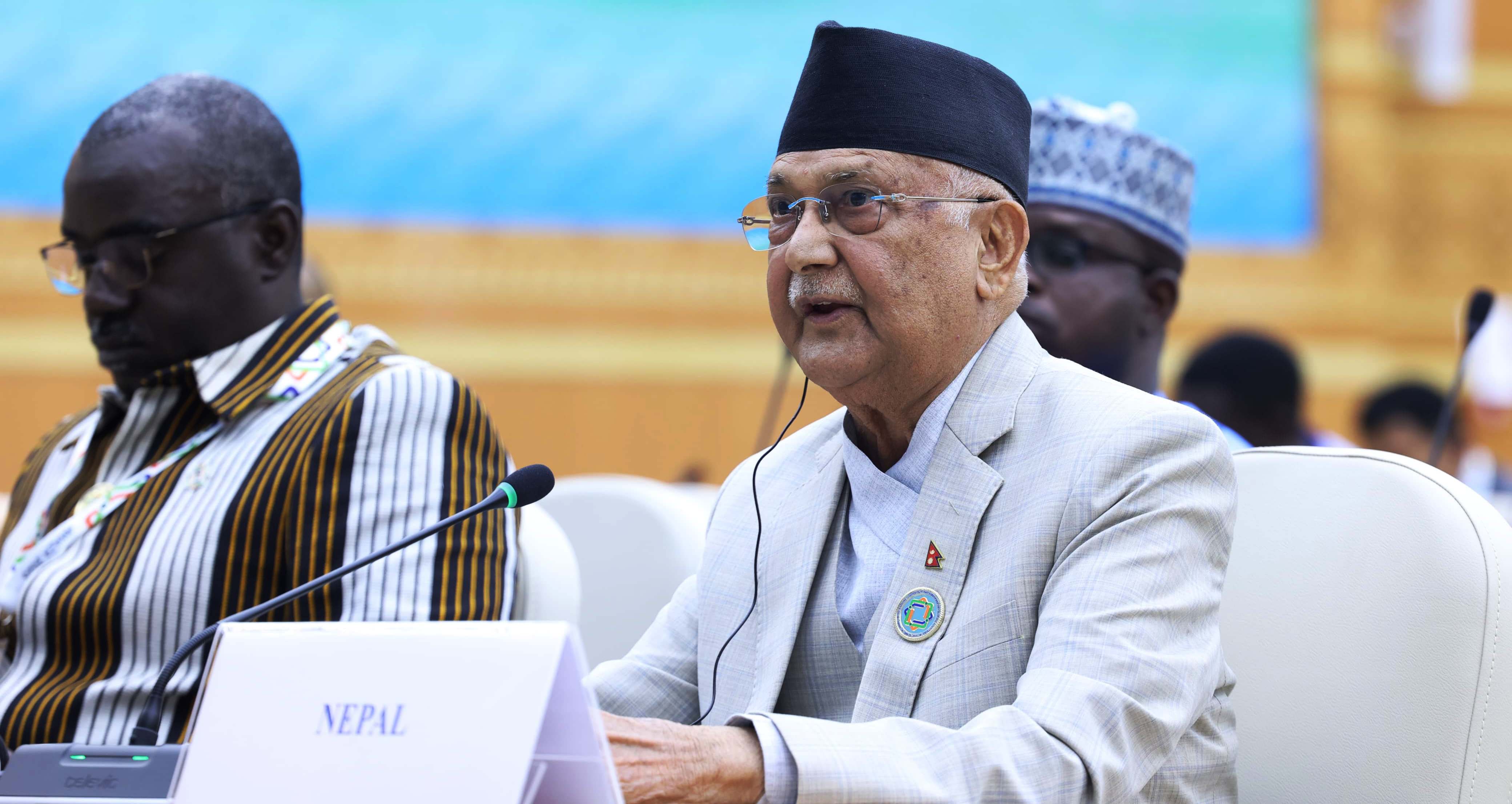 प्रधानमन्त्रीले गरे जलवायु परिवर्तनले उत्पन्न प्रकोपको सामनाका लागि विश्वव्यापी साझेदारीको आह्वान