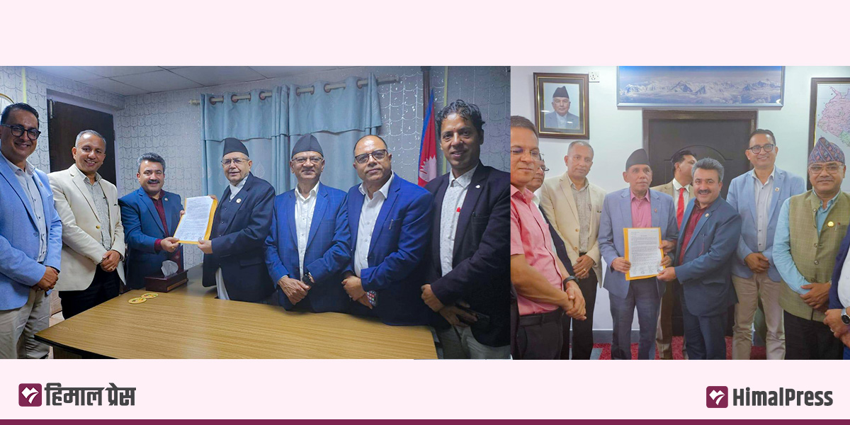 शिक्षा विधेयक संशोधनका लागि निजी विद्यालय सञ्चालकले गरे सभामुख र राष्ट्रियसभा अध्यक्षलाई आग्रह