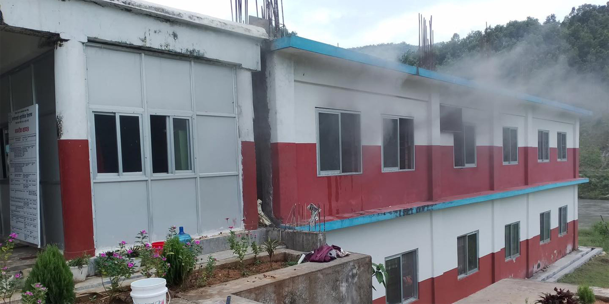 कालीगण्डकी बहुप्राविधिक शिक्षालयमा आगलागी