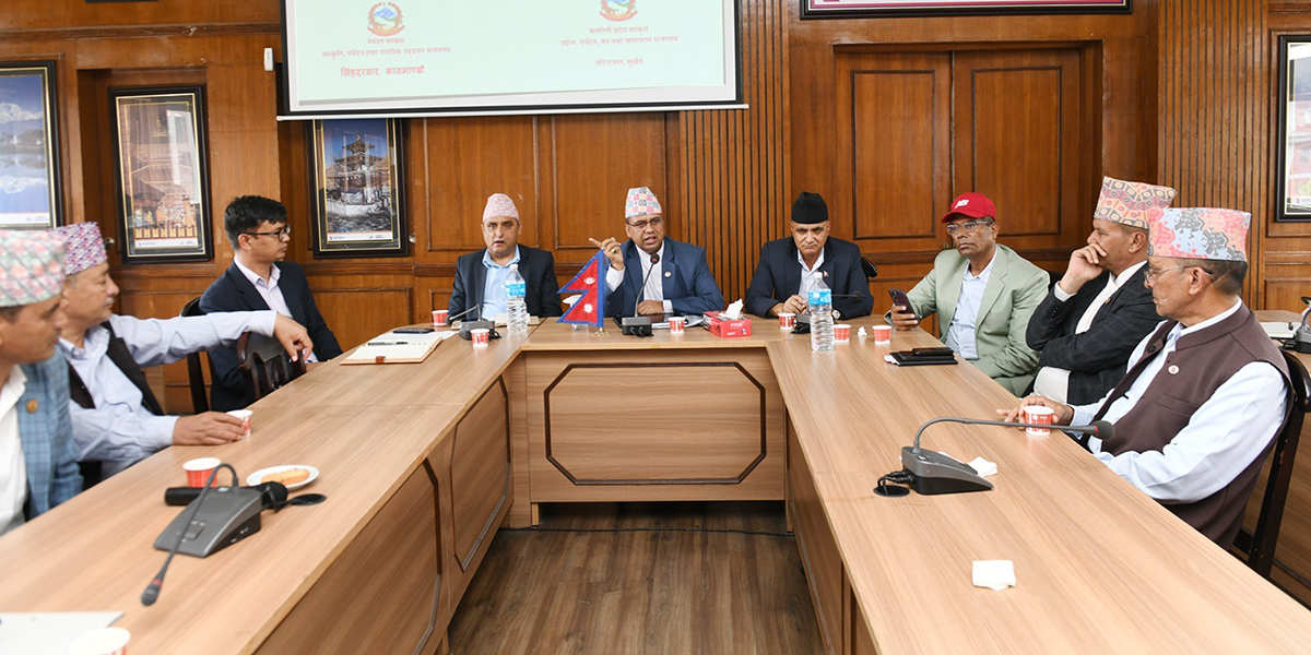 टुइनेटरको न्यून संख्याका कारण हिमाली तथा पहाडी क्षेत्रमा नियमित उडान गर्न कठिनाई : मन्त्री पाण्डे