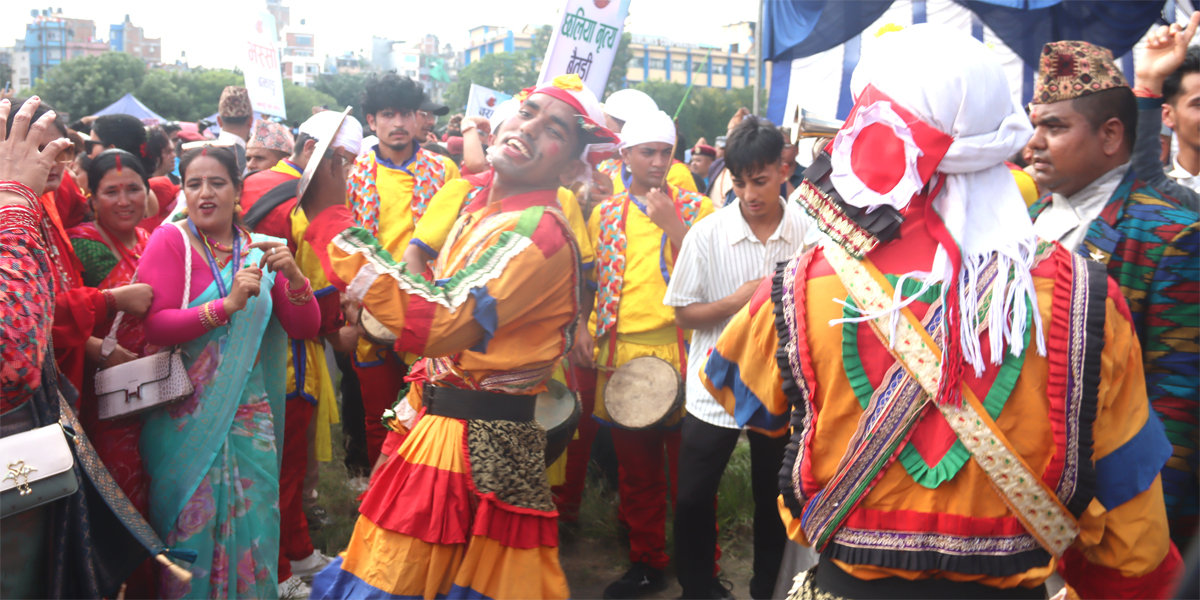 टुँडिखेलमा गौरा पर्वको रौनक