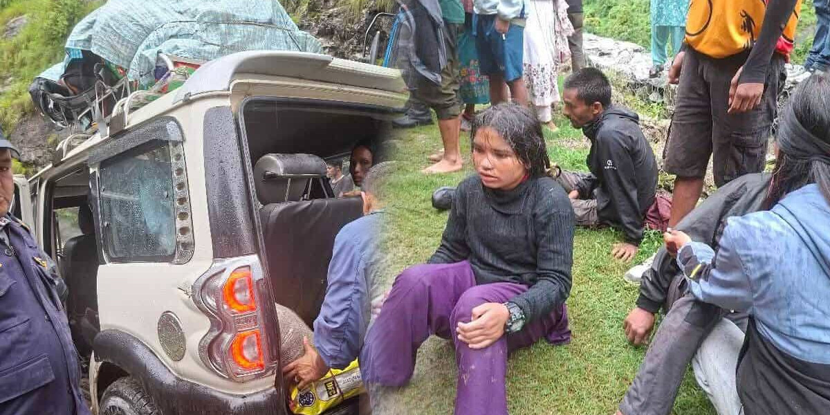 कालिकोटमा जिप दुर्घटना, सात घाइते
