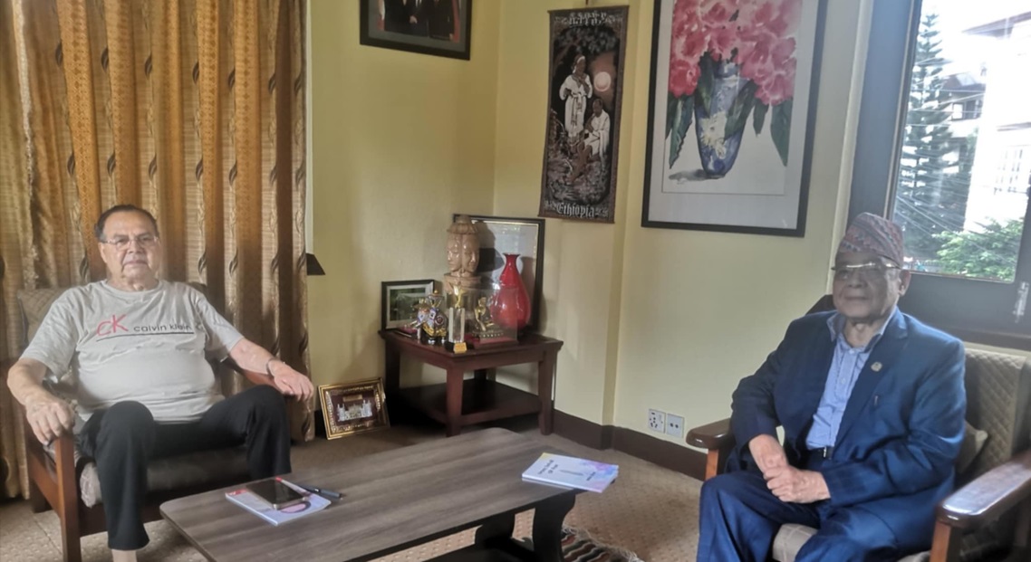 झलनाथलाई वामदेवले निवास नै पुगेर भेटे