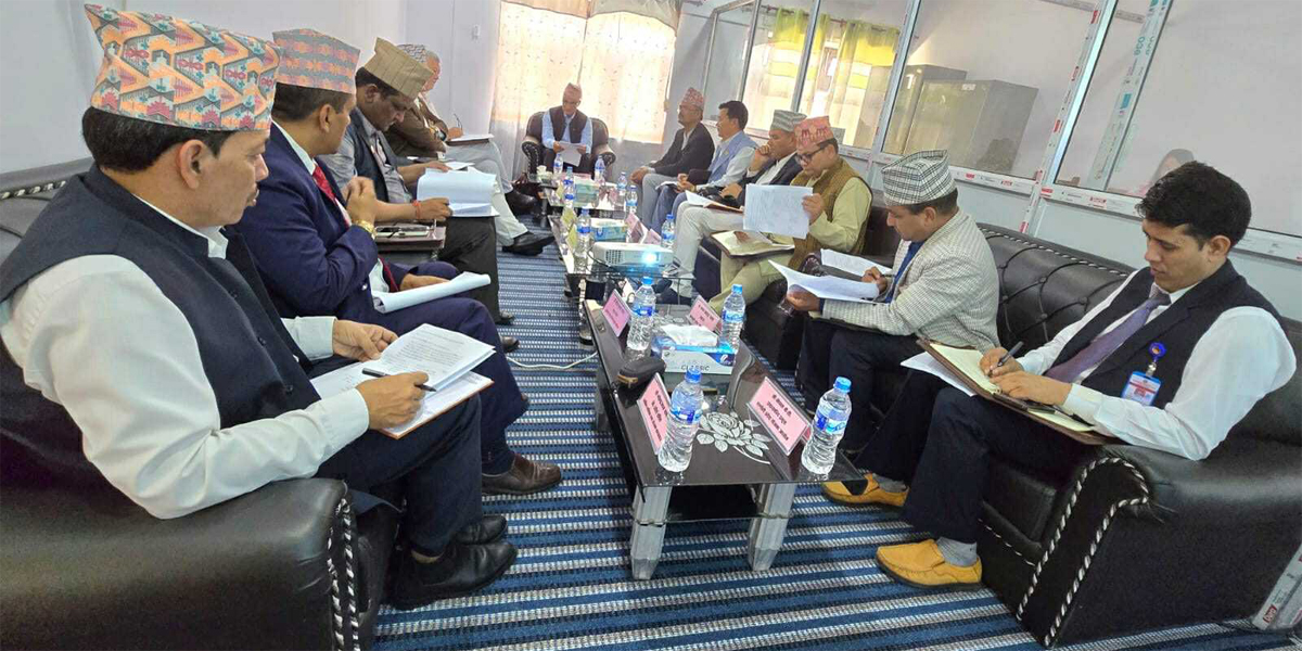 कर्णालीका विभिन्न मन्त्रालयबाट आएका समस्या समाधान गर्ने बैठकको निर्णय