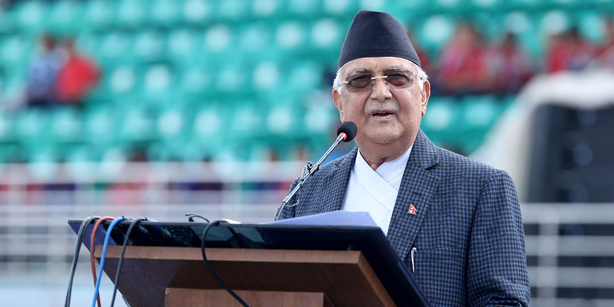प्रधानमन्त्री ओली भन्छन्- नेपालमै पेले, मेसी, रोनाल्डोभन्दा उत्कृष्ट खेलाडी उत्पादन गर्ने लक्ष्य छ