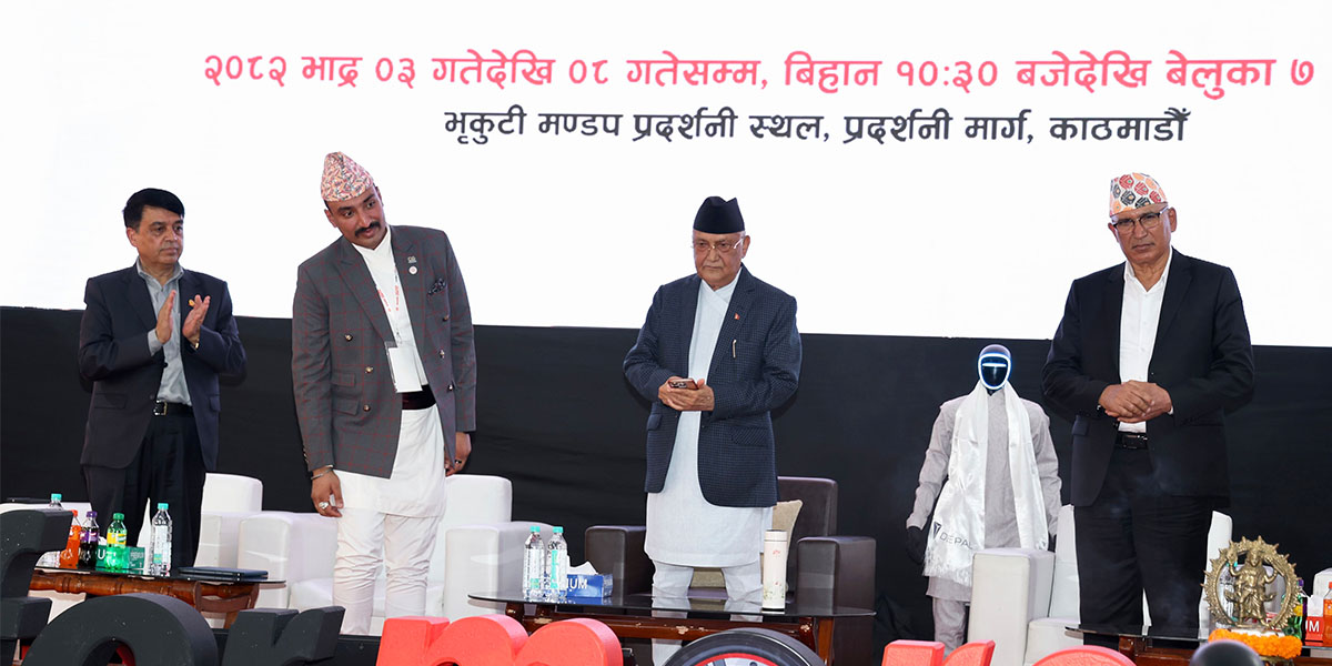 भृकुटीमण्डपमा नाडा अटो शो सुरु, प्रधानमन्त्रीले गरे उद्घाटन
