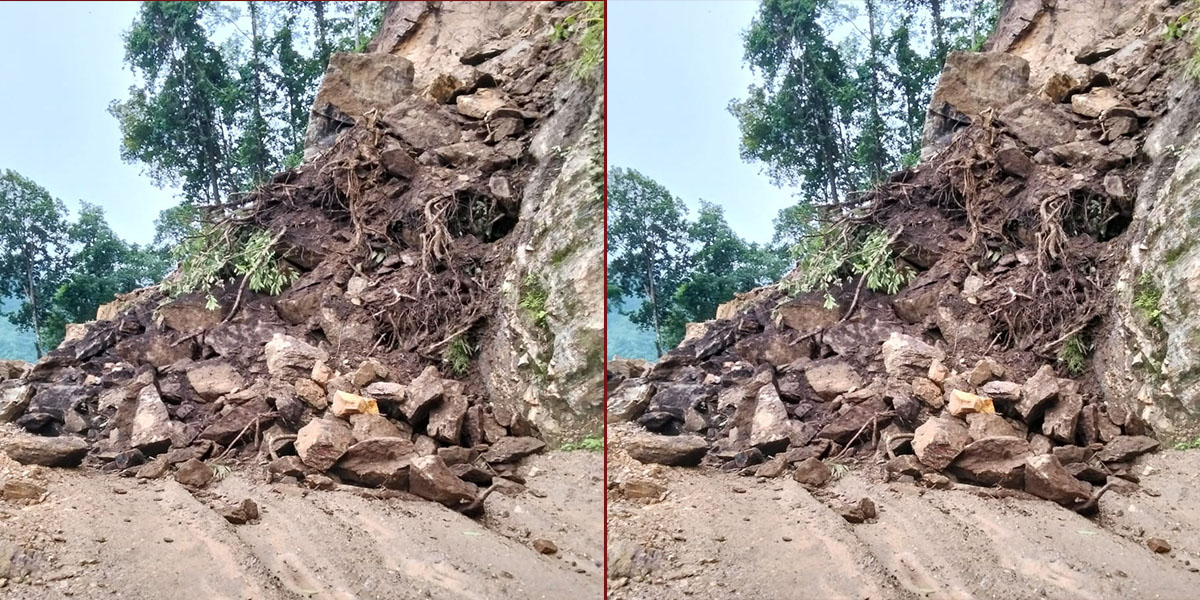 पहिरोले कालीगण्डकी करिडोर, केचना-कञ्चनजंघा सडक अवरुद्ध