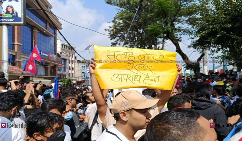 सडकबाट जेनजी पुस्ताको गुञ्जास [तस्बिरहरू]