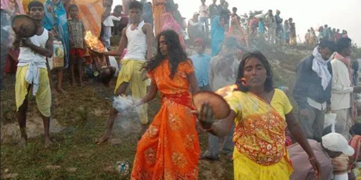 सोनामाई मन्दिरमा ‘भूत मेला’ को रौनक