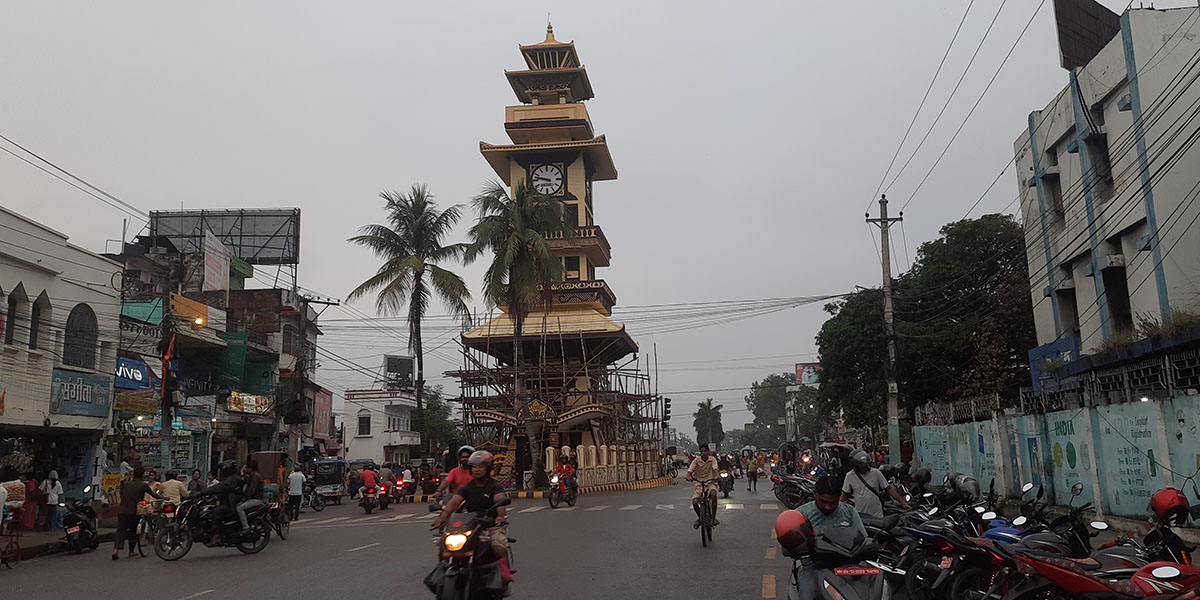 तयार भयो वीरगञ्जको घण्टाघर
