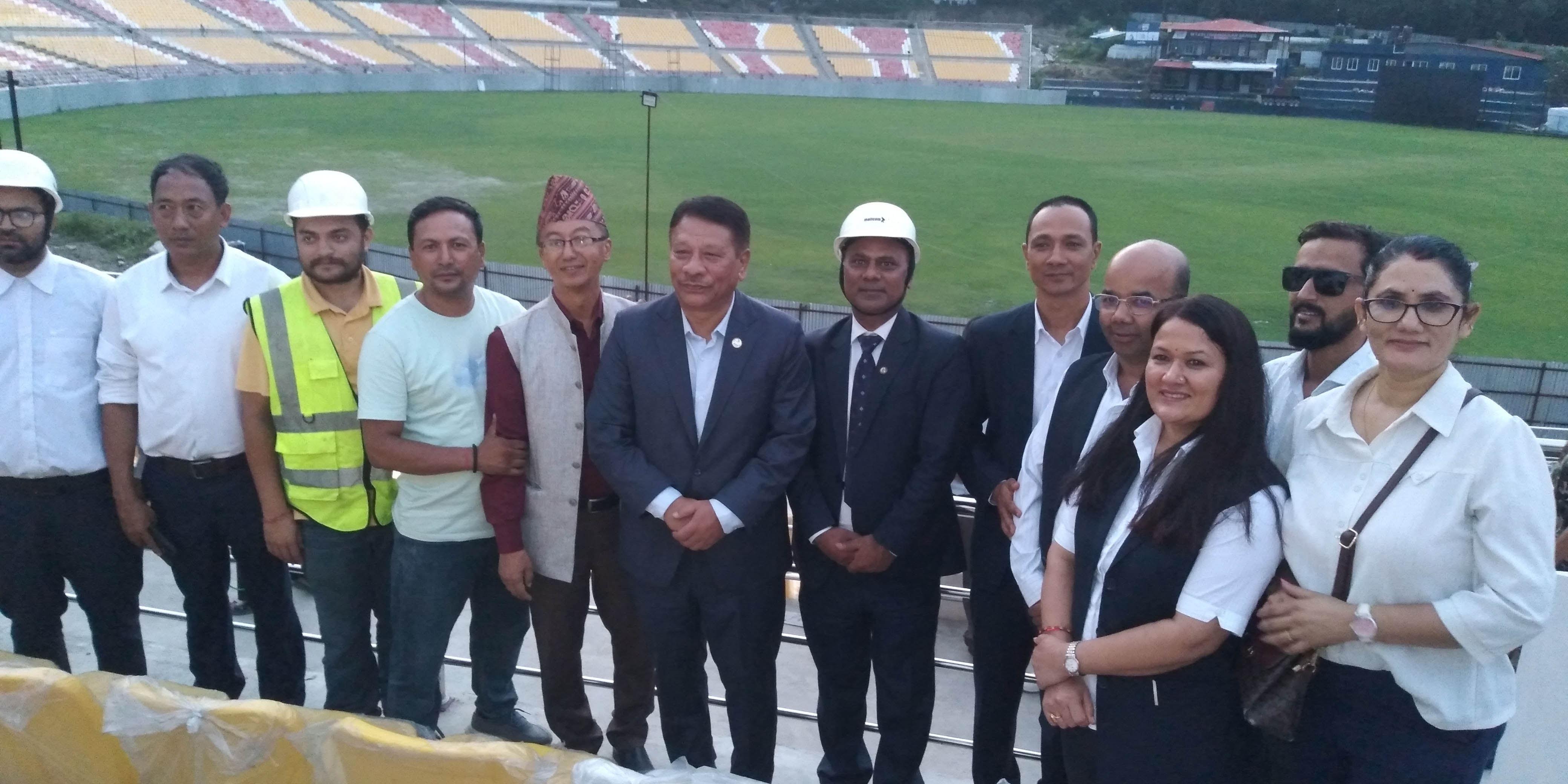 ‘अरू आयोजनाहरू ढिलो बन्ने प्रवृत्ति हेर्दा त्रिवि क्रिकेट रंगशालामा धेरै ढिला भएको छैन’