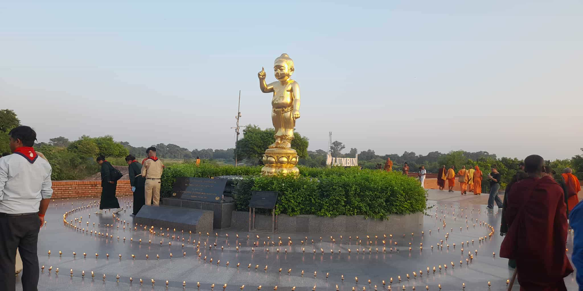 अन्तर्राष्ट्रिय शान्ति दिवस : लुम्बिनीमा पाँच हजार दीप प्रज्वलन