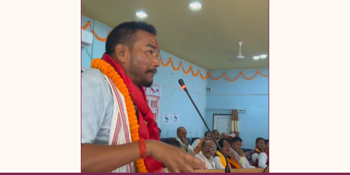 रूपन्देही-३ मा जनमतको उम्मेदवार धनीराम चौधरी