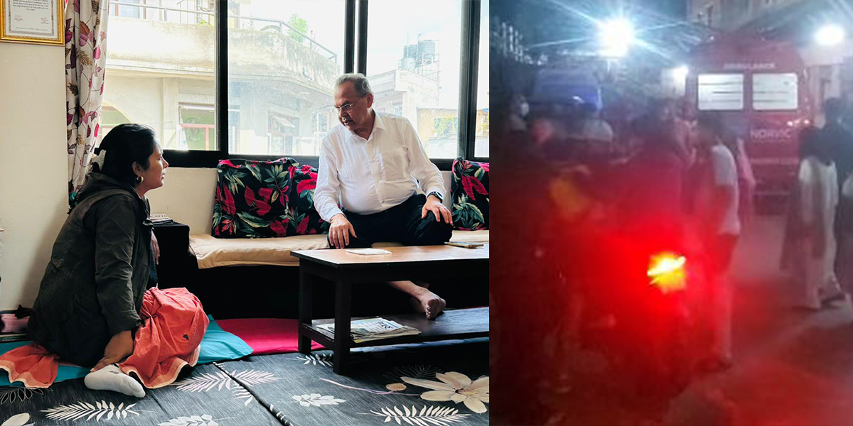 पूर्वप्रधानमन्त्री खनालकी श्रीमती चित्रकारको उपचारका लागि भारत लगियो