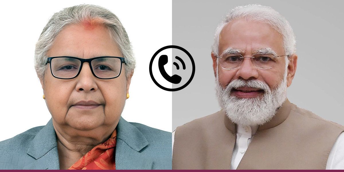 प्रधानमन्त्री कार्कीसँग भारतीय प्रधानमन्त्री मोदीले भने- शान्ति र स्थायित्व पुनःस्थापना गर्ने प्रयासमा अटल समर्थन छ