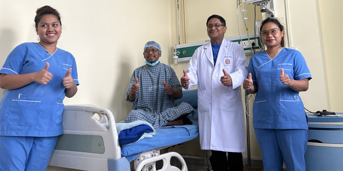 नेपालमै एकै व्यक्तिमा तेस्रोपटक मिर्गौला प्रत्यारोपण