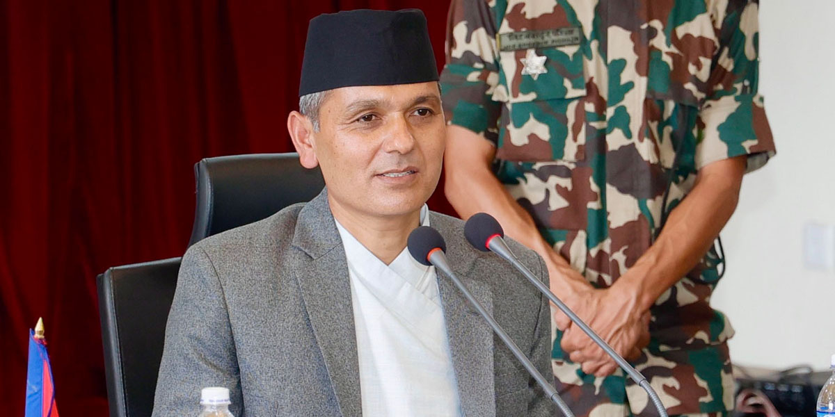 जनविद्रोह गर्ने र विस्थापित भएकाको परीक्षण निर्वाचनमा हुन्छ : गृहमन्त्री अर्याल