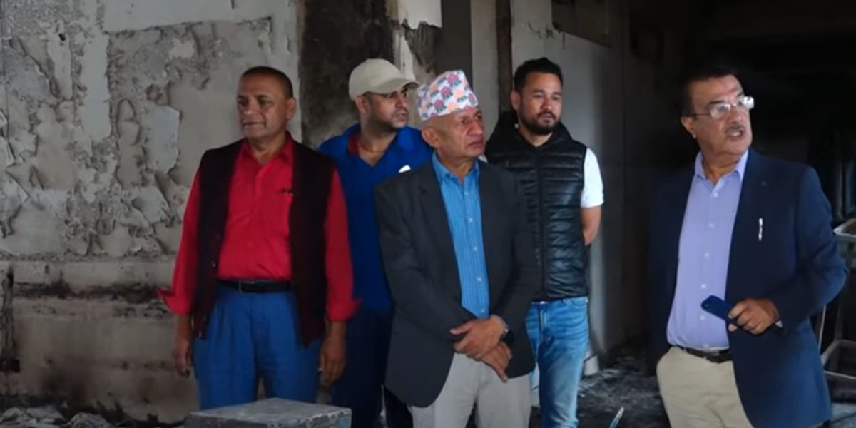 कांग्रेस कार्यालय पुगेर प्रदीप ज्ञवालीले भने : क्रिमिनल केस र जग्गासम्बन्धी फाइल खोजी खोजी जलाउने काम भयो