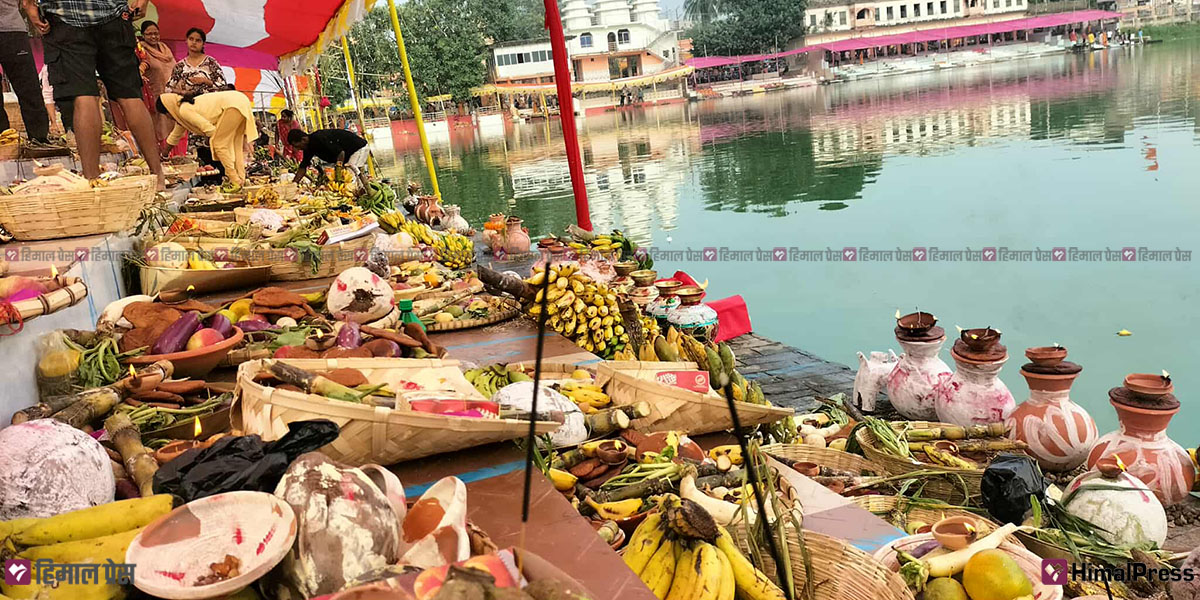 जनकपुरमा उल्लासमय छठ [तस्बिरहरू]