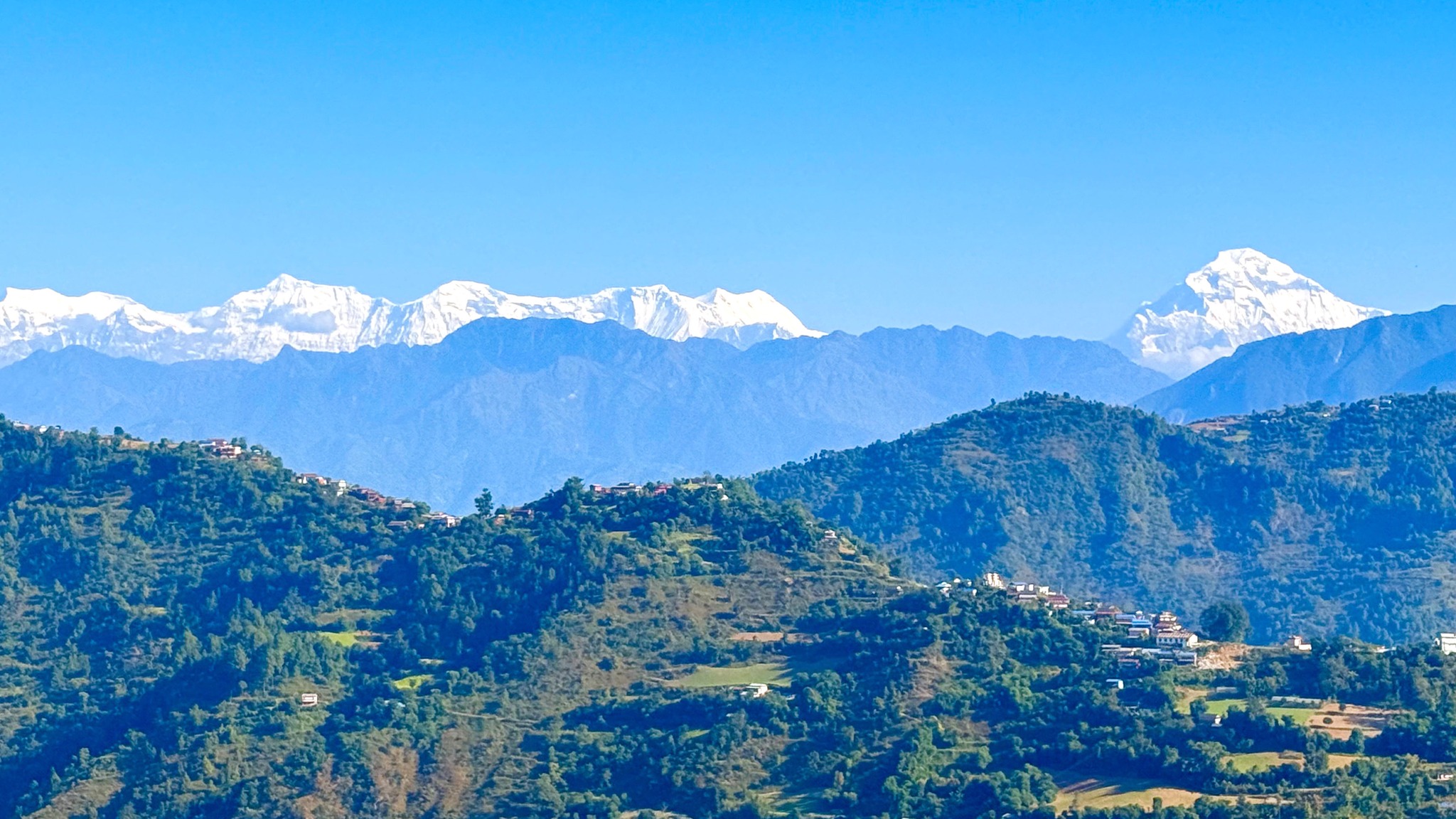 गुल्मीबाट देखिएको हिमाल