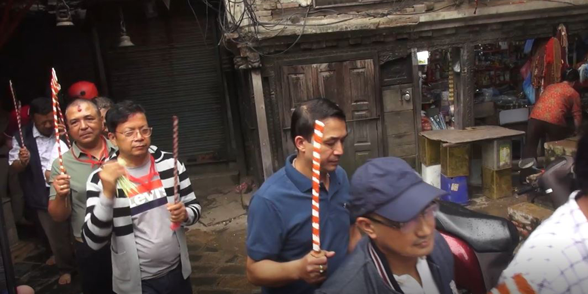 असनमा मनाइयो खड्ग जात्रा