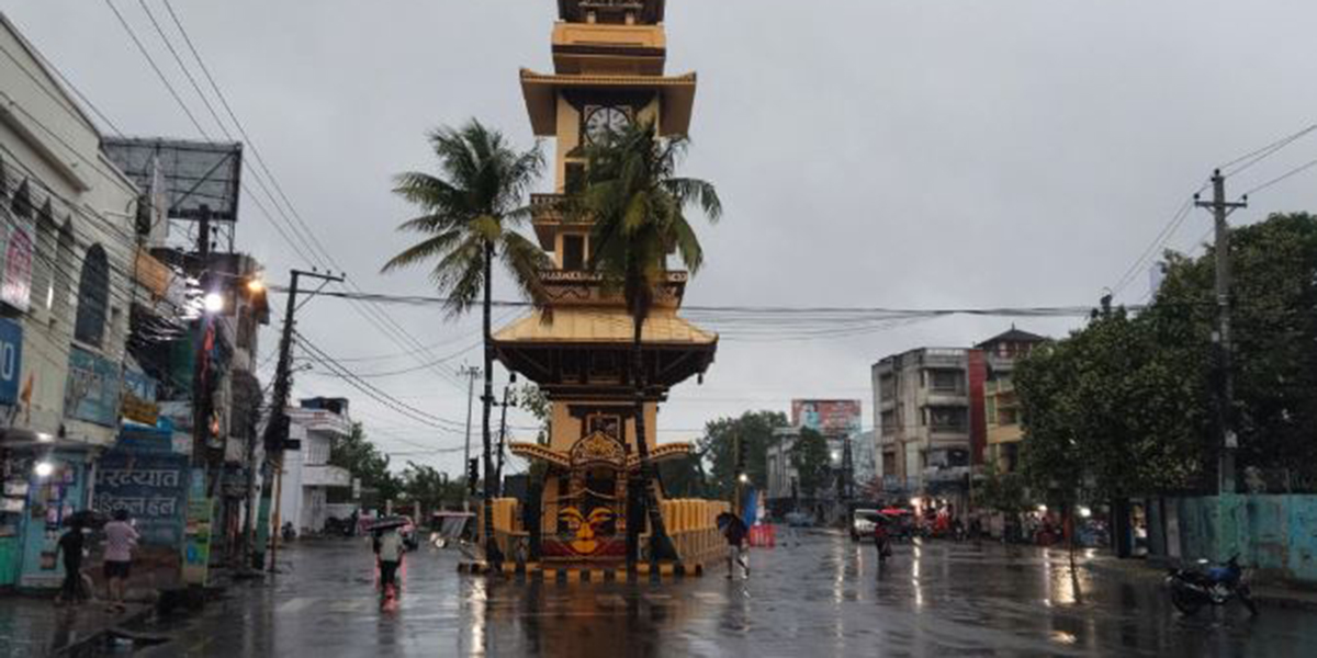 बितेका १२ घण्टामा सबैभन्दा बढी वर्षा पर्सामा, अरु ठाउँमा कति?